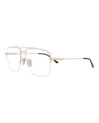Gucci Gucci Womens Aviator Gold Gold Transparent Fashion Designer Eyewear