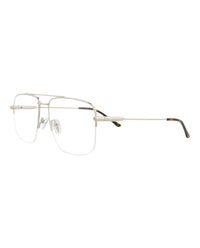 Gucci Gucci Womens Aviator Silver Silver Transparent Fashion Designer Eyewear