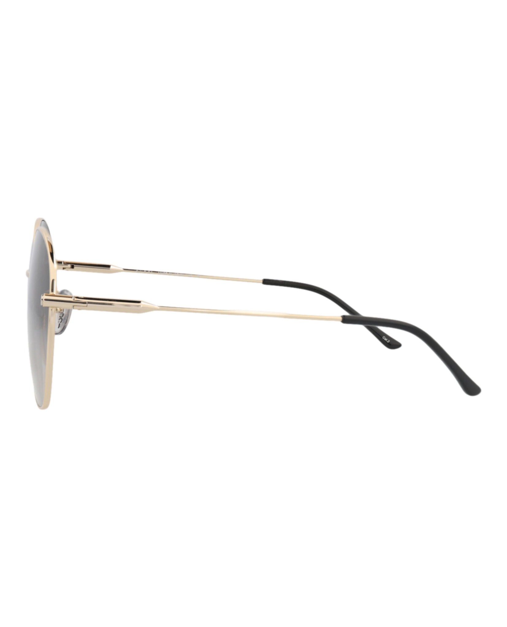 Gucci Gucci Womens Round/Oval Gold Gold Grey Fashion Designer Eyewear