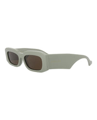 Gucci Gucci Mens Square/Rectangle Green Green Brown Fashion Designer Eyewear
