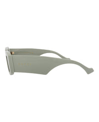 Gucci Gucci Mens Square/Rectangle Green Green Brown Fashion Designer Eyewear