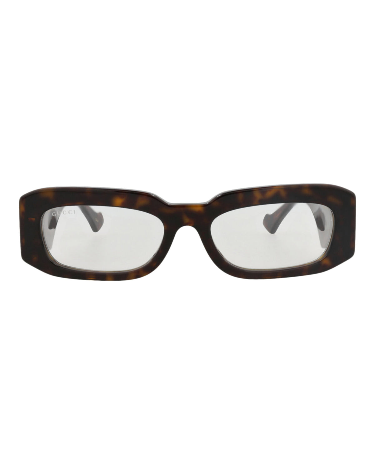 Gucci Gucci Mens Square/Rectangle Havana Havana Transparent Fashion Designer Eyewear