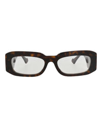 Gucci Gucci Mens Square/Rectangle Havana Havana Transparent Fashion Designer Eyewear