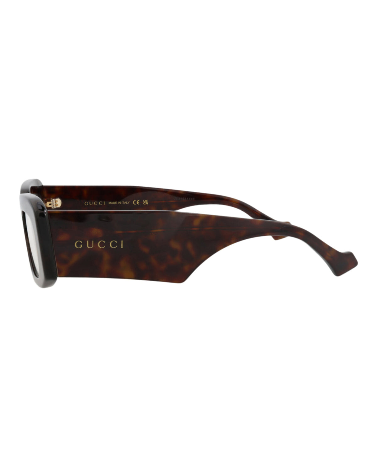 Gucci Gucci Mens Square/Rectangle Havana Havana Transparent Fashion Designer Eyewear