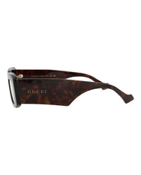 Gucci Gucci Mens Square/Rectangle Havana Havana Transparent Fashion Designer Eyewear
