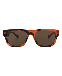 Gucci Gucci Mens Square/Rectangle Havana Havana Brown Fashion Designer Eyewear