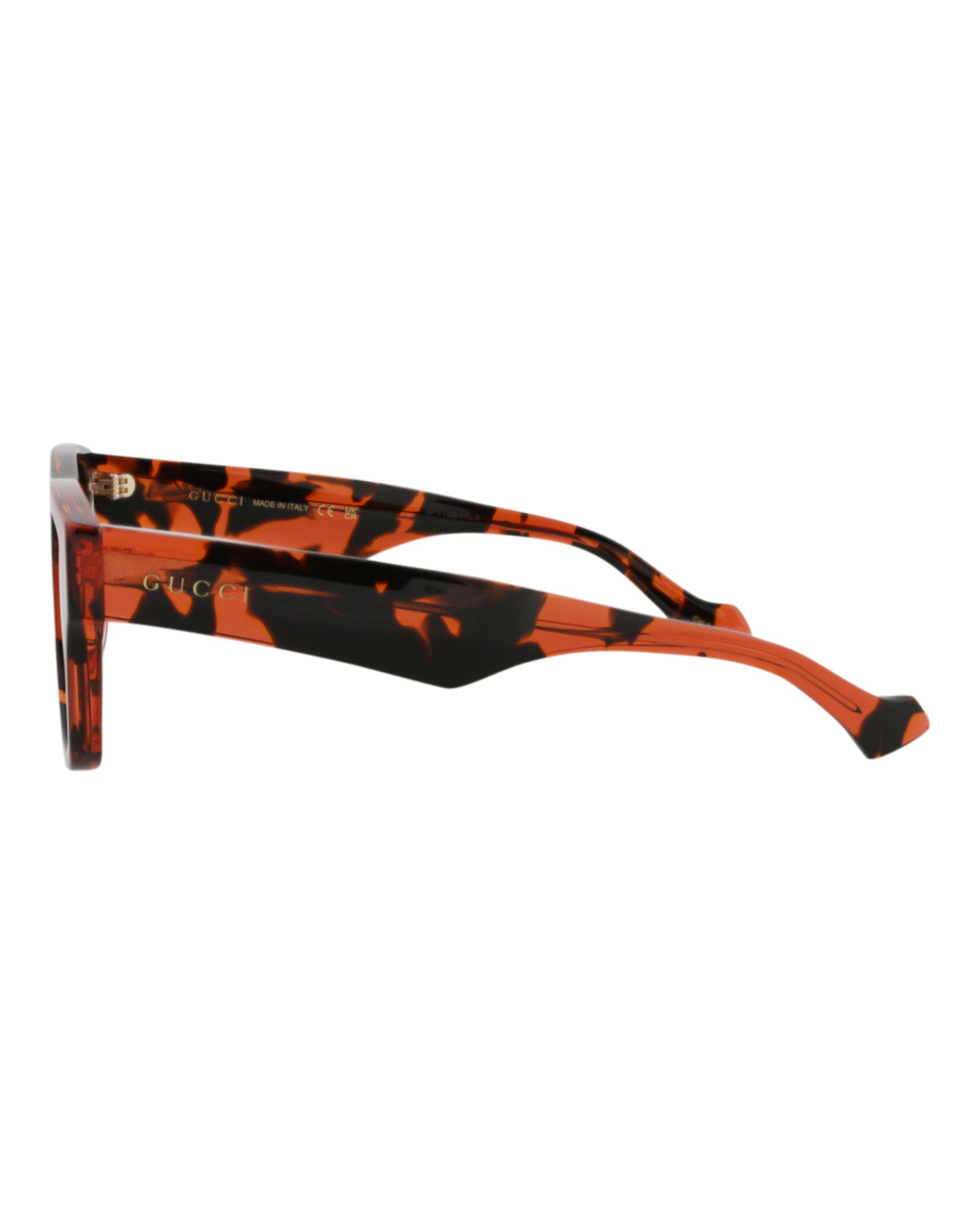 Gucci Gucci Mens Square/Rectangle Havana Havana Brown Fashion Designer Eyewear