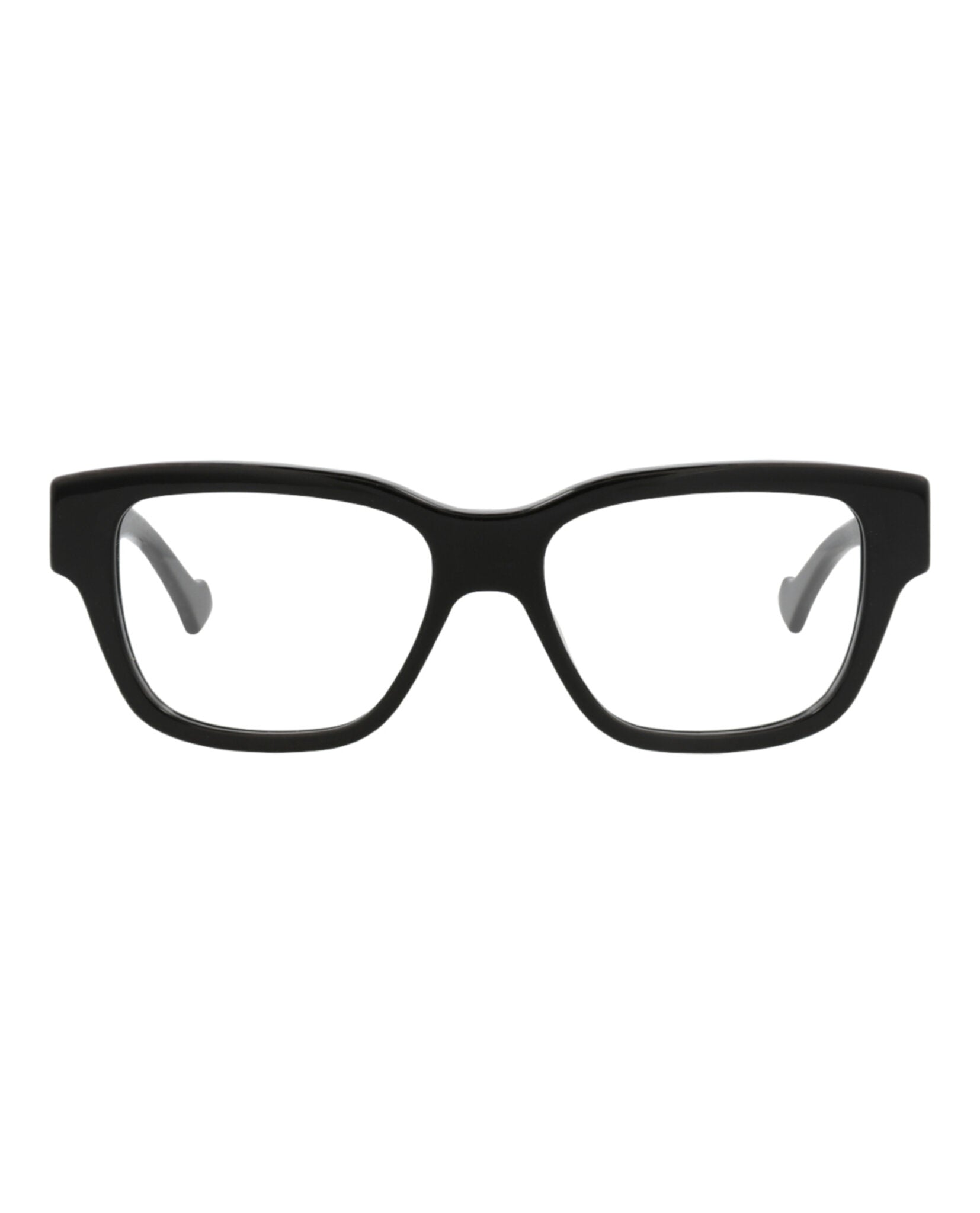 Gucci Mens Square/Rectangle Black Black Transparent Fashion Designer Eyewear