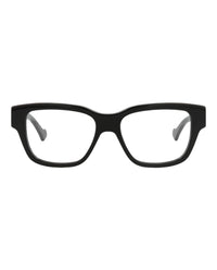 Gucci Mens Square/Rectangle Black Black Transparent Fashion Designer Eyewear