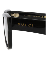 Gucci Mens Square/Rectangle Black Black Transparent Fashion Designer Eyewear