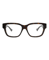 Gucci Mens Square/Rectangle Havana Havana Transparent Fashion Designer Eyewear