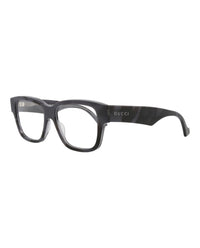 Gucci Gucci Mens Square/Rectangle Grey Grey Transparent Fashion Designer Eyewear