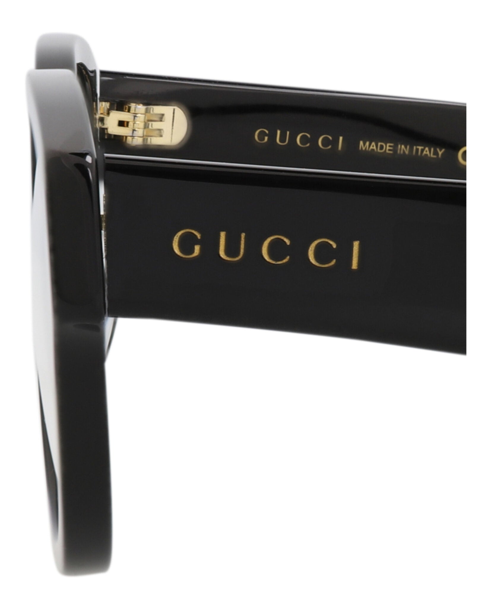 Gucci Gucci Mens Round/Oval Black Black Transparent Fashion Designer Eyewear