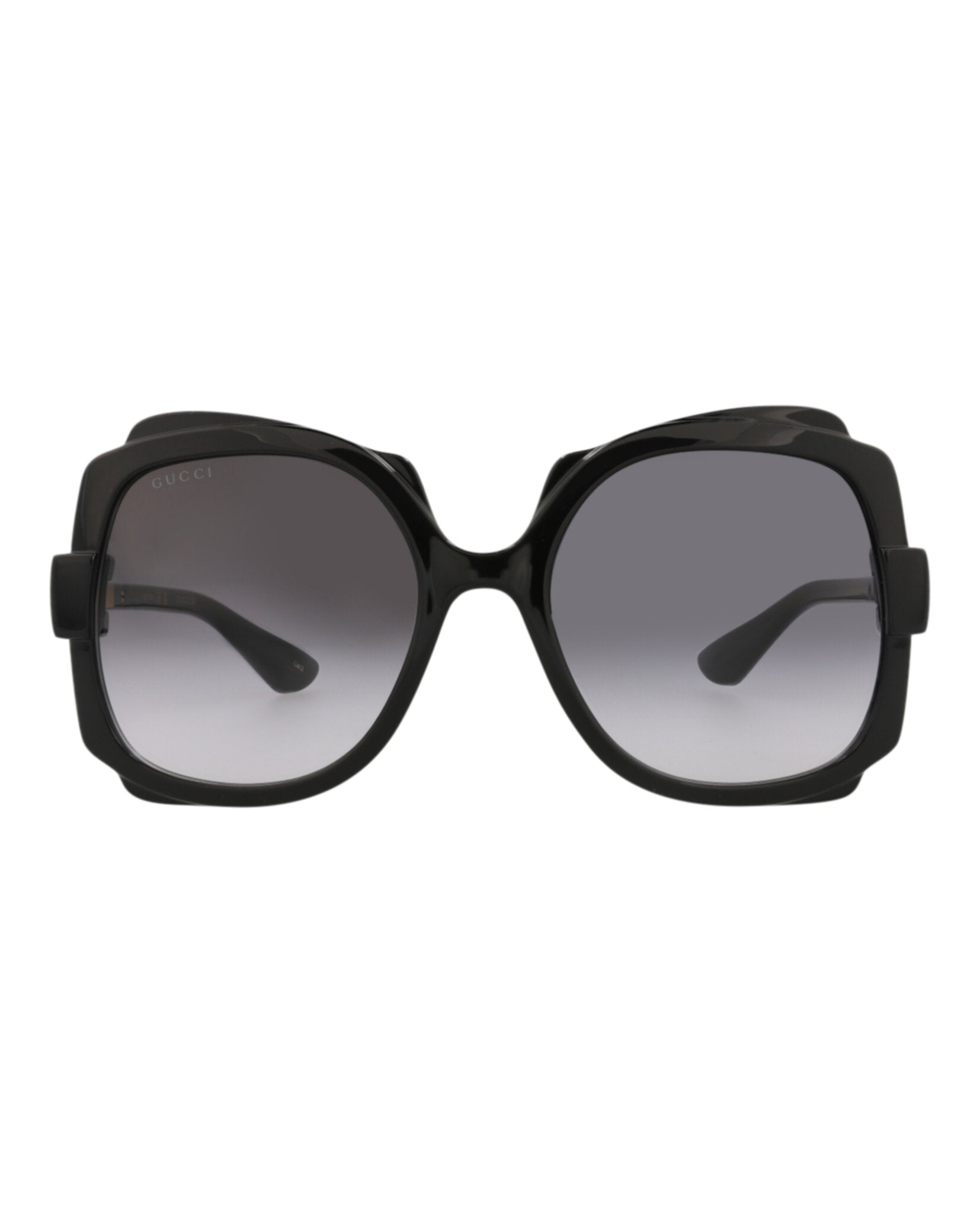 Gucci Gucci Womens Round/Oval Black Black Grey Fashion Designer Eyewear