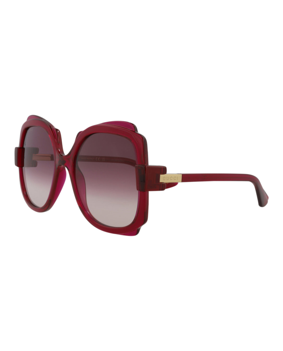 Gucci Womens Round/Oval Violet Violet Violet Fashion Designer Eyewear