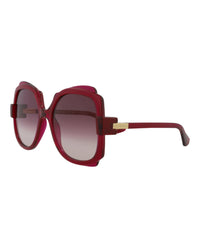 Gucci Womens Round/Oval Violet Violet Violet Fashion Designer Eyewear