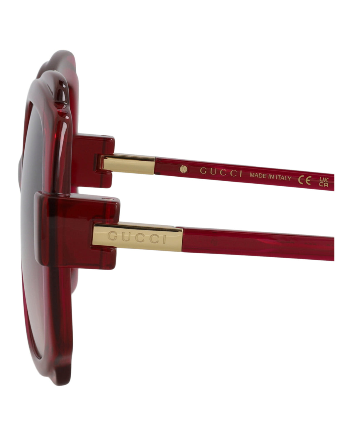 Gucci Womens Round/Oval Violet Violet Violet Fashion Designer Eyewear