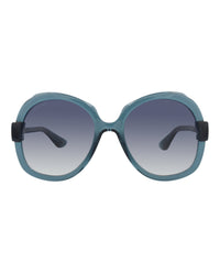 Gucci Womens Round/Oval Blue Blue Blue Fashion Designer Eyewear