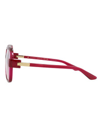 Gucci Gucci Womens Square/Rectangle Violet Violet Transparent Fashion Designer Eyewear
