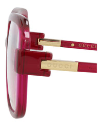 Gucci Gucci Womens Square/Rectangle Violet Violet Transparent Fashion Designer Eyewear