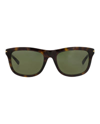 Gucci Gucci Mens Square/Rectangle Havana Havana Green Fashion Designer Eyewear