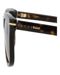 Gucci Gucci Mens Square/Rectangle Havana Havana Green Fashion Designer Eyewear