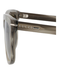 Gucci Mens Square/Rectangle Havana Havana Brown Fashion Designer Eyewear