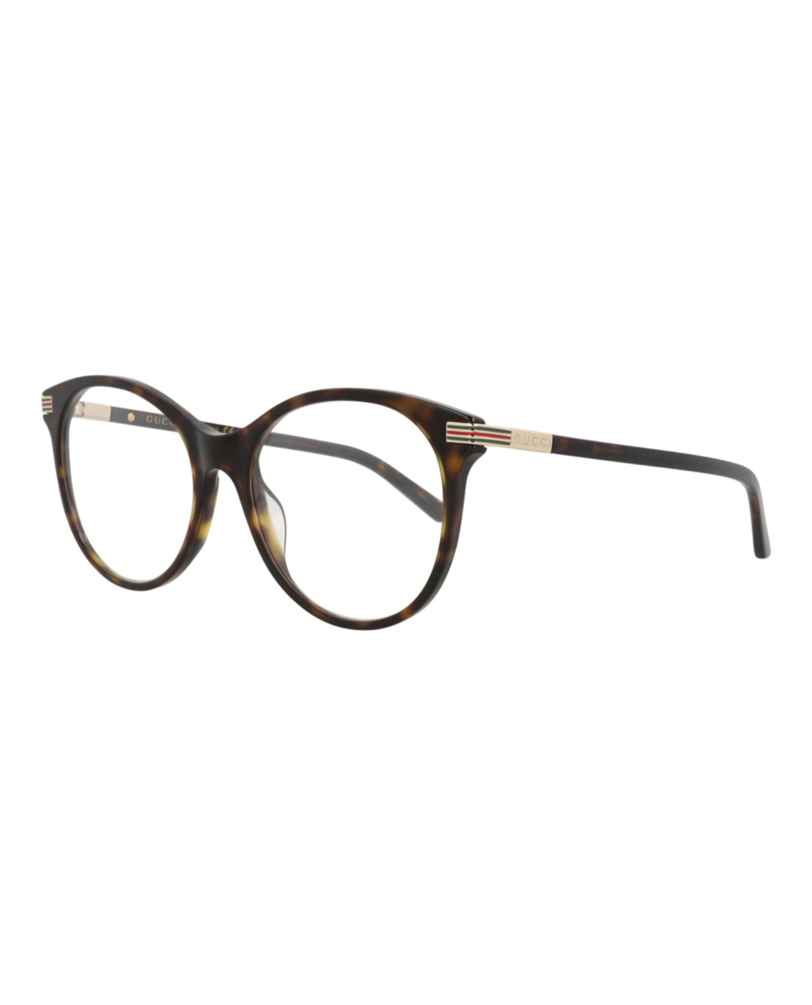 Gucci Gucci Womens Round/Oval Havana Havana Transparent Fashion Designer Eyewear