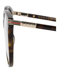 Gucci Gucci Womens Round/Oval Havana Havana Transparent Fashion Designer Eyewear