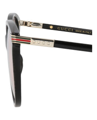 Gucci Gucci Womens Round/Oval Black Black Transparent Fashion Designer Eyewear