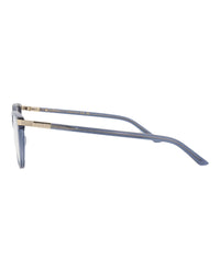 Gucci Womens Cat Eye Blue Blue Transparent Fashion Designer Eyewear