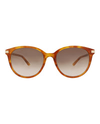 Gucci Womens Round/Oval Havana Havana Brown Fashion Designer Eyewear
