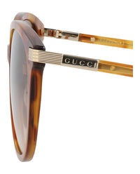 Gucci Womens Round/Oval Havana Havana Brown Fashion Designer Eyewear