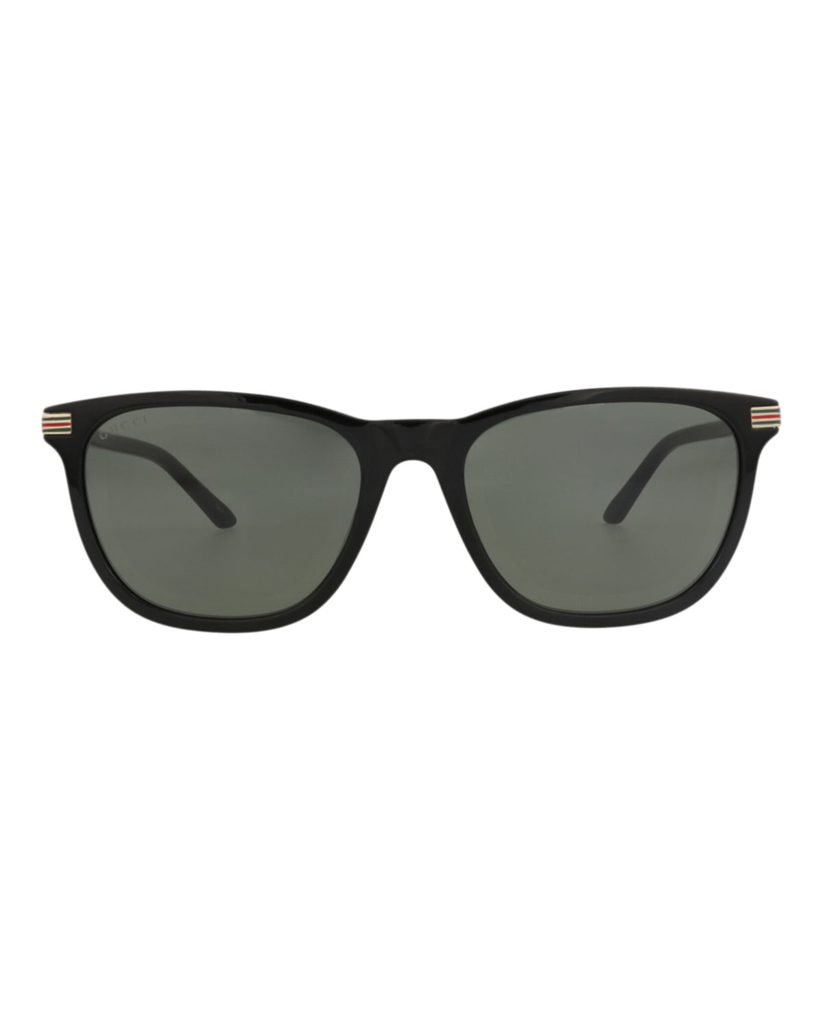 Gucci Gucci Mens Square/Rectangle Black Black Grey Fashion Designer Eyewear