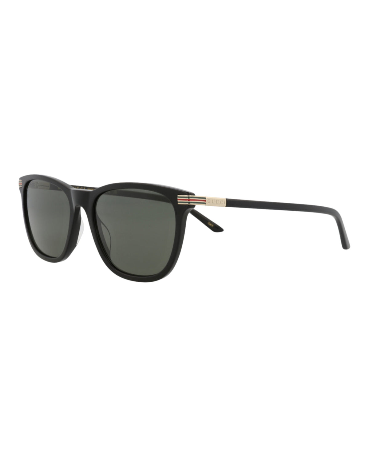 Gucci Gucci Mens Square/Rectangle Black Black Grey Fashion Designer Eyewear