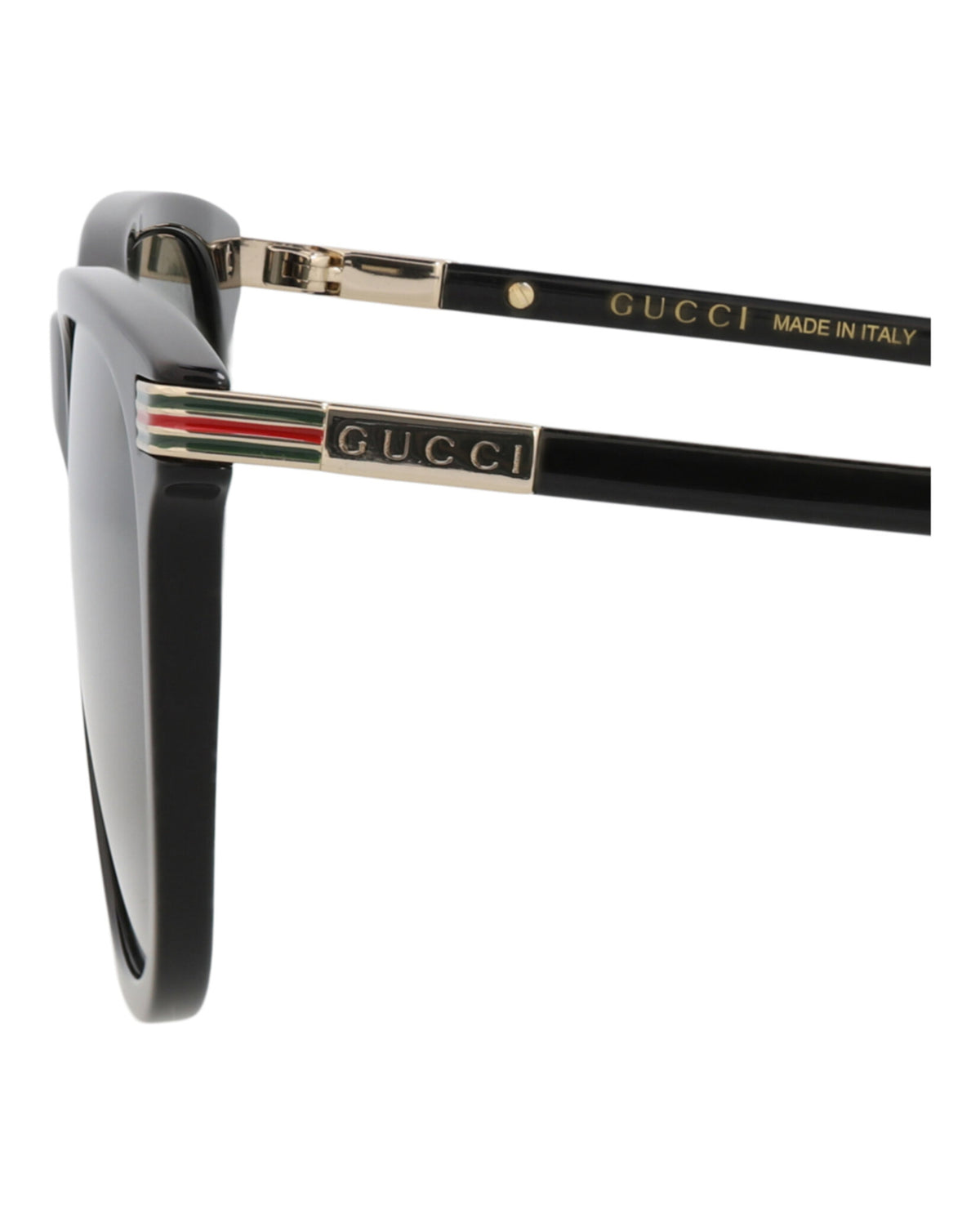 Gucci Gucci Mens Square/Rectangle Black Black Grey Fashion Designer Eyewear