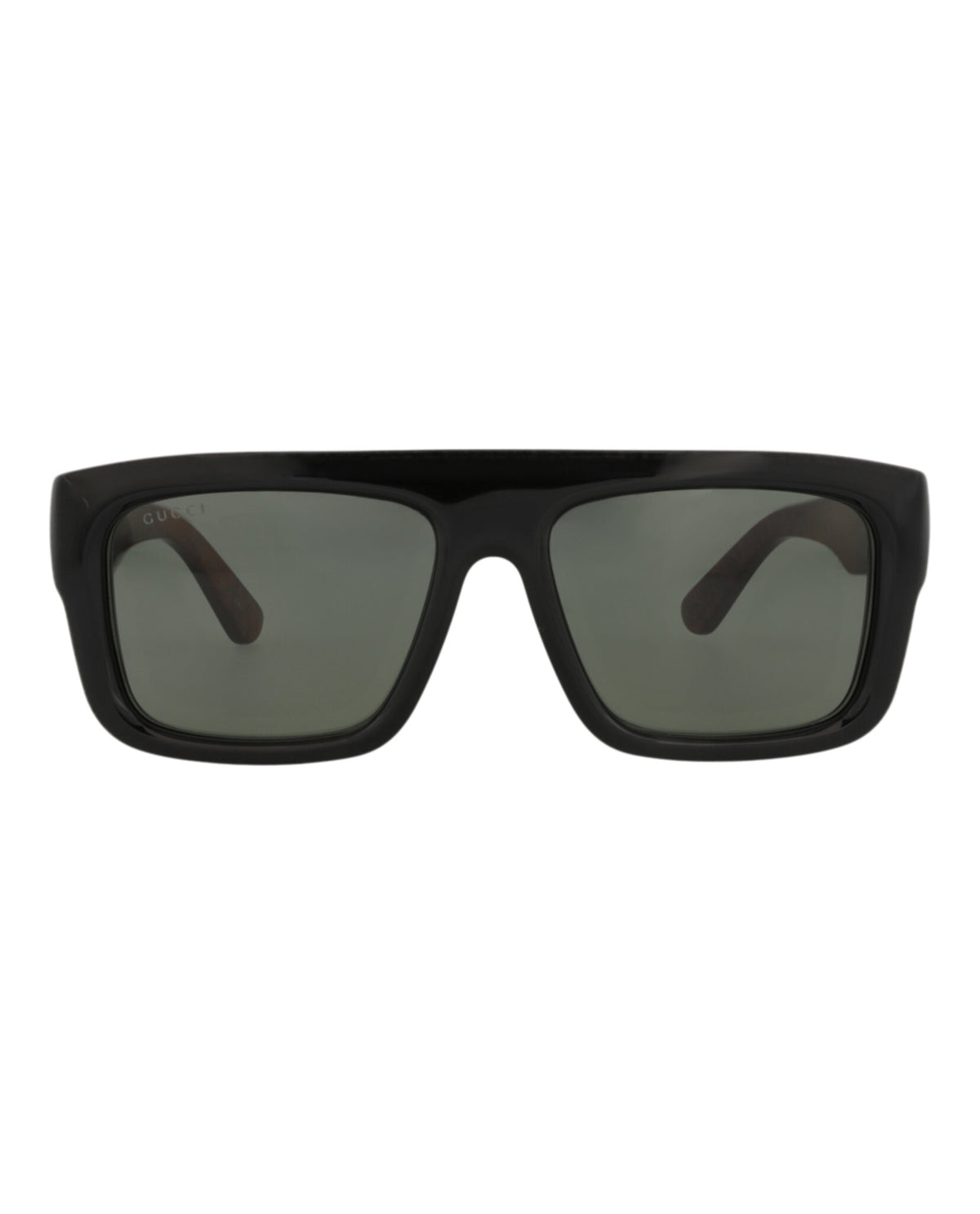 Gucci Mens Square/Rectangle Black Black Grey Fashion Designer Eyewear