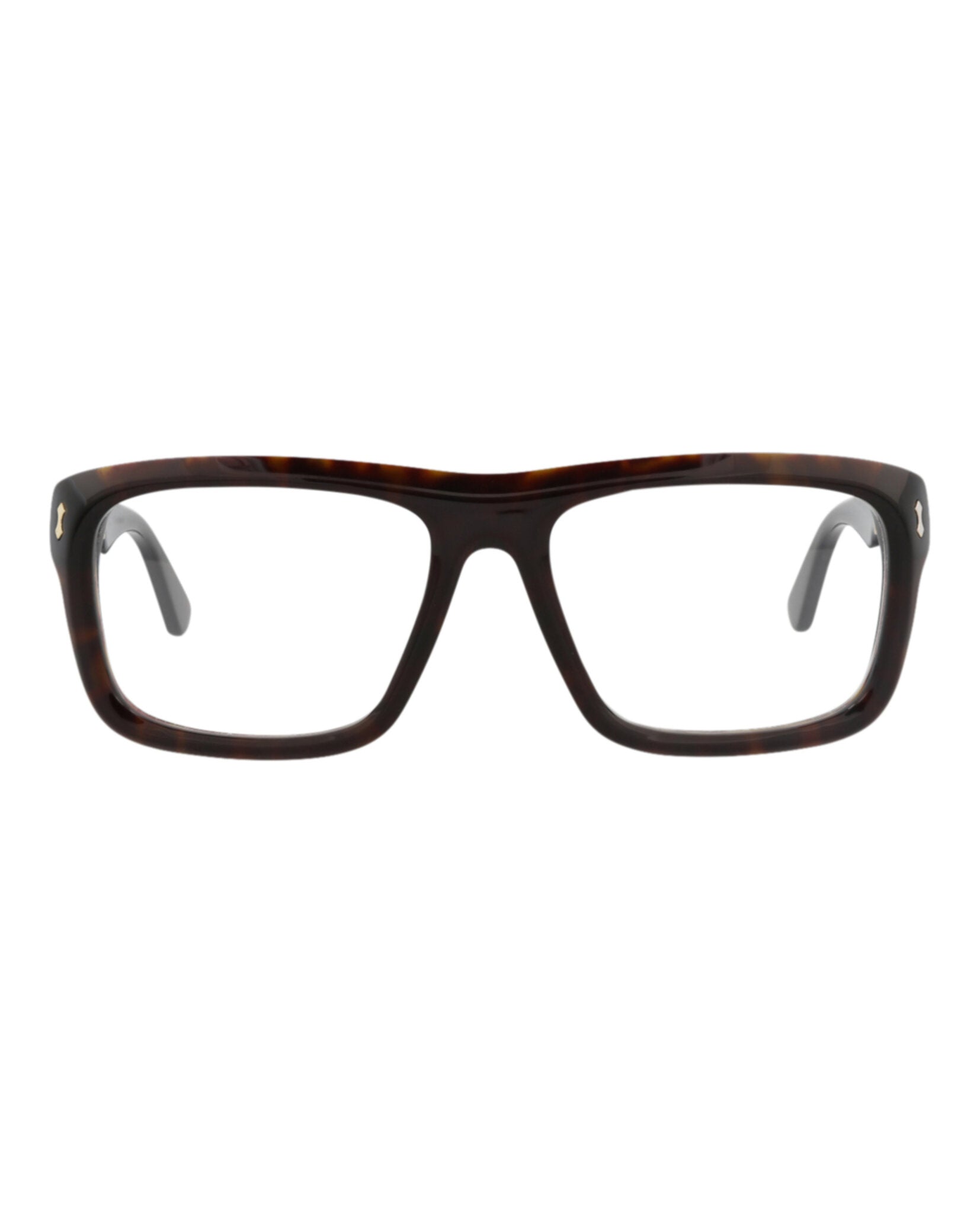 Gucci Gucci Mens Square/Rectangle Havana Havana Transparent Fashion Designer Eyewear