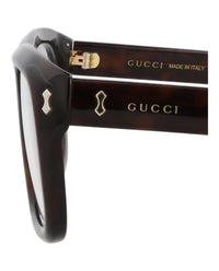 Gucci Gucci Mens Square/Rectangle Havana Havana Transparent Fashion Designer Eyewear