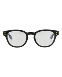 Gucci Gucci Mens Round/Oval Black Black Transparent Fashion Designer Eyewear