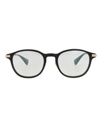 Gucci Gucci Mens Round/Oval Black Gold Transparent Fashion Designer Eyewear