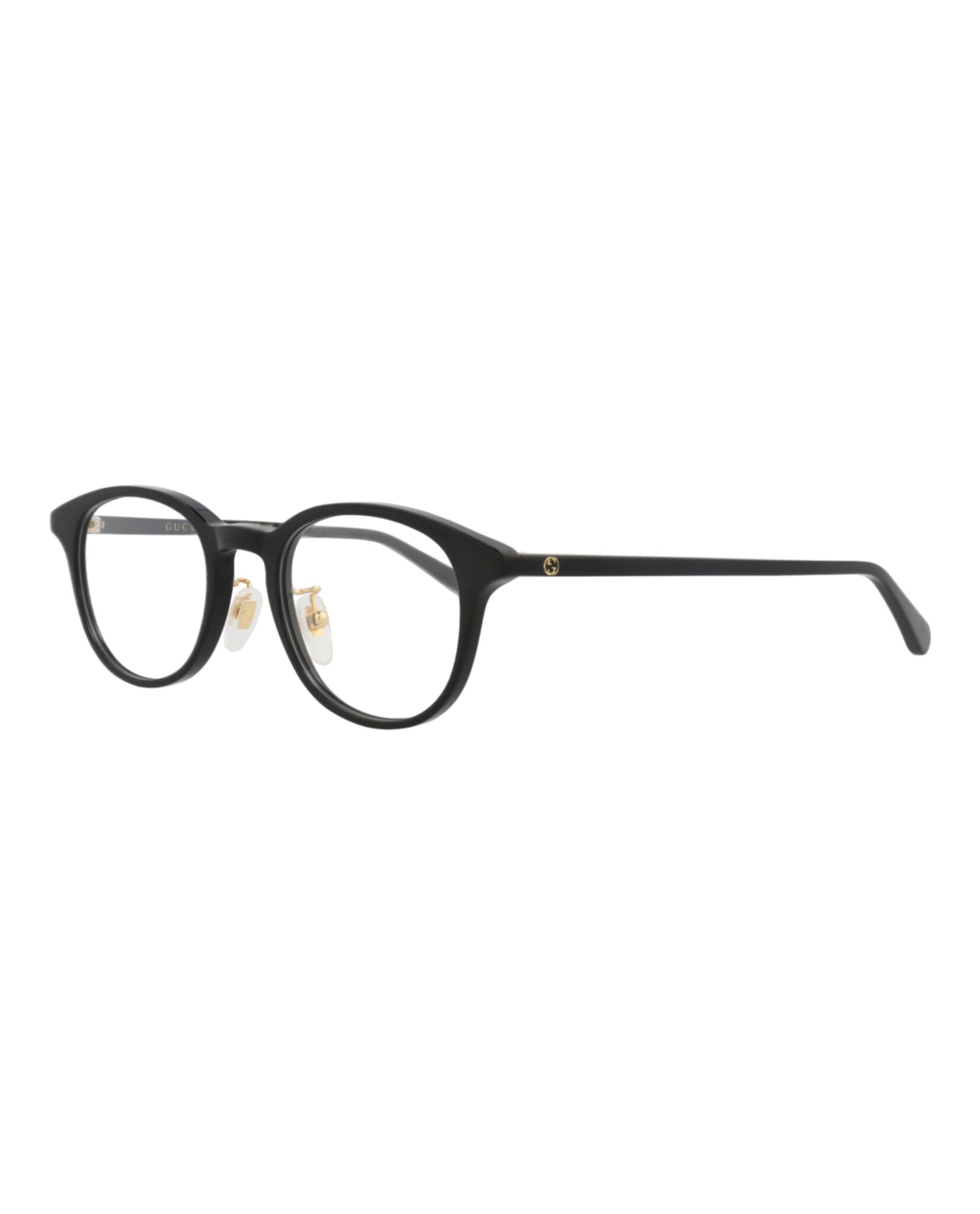 Gucci Gucci Womens Round/Oval Black Black Transparent Fashion Designer Eyewear