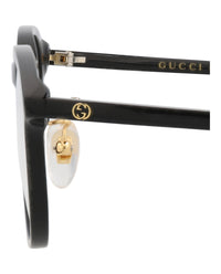 Gucci Gucci Womens Round/Oval Black Black Transparent Fashion Designer Eyewear