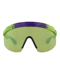 Gucci Gucci Womens Shield/Wrap Green Green Green Fashion Designer Eyewear