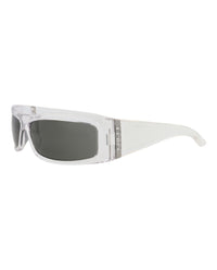 Gucci Mens Shield/Wrap Crystal Crystal Grey Fashion Designer Eyewear