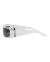 Gucci Mens Shield/Wrap Crystal Crystal Grey Fashion Designer Eyewear