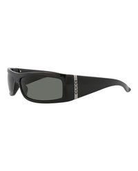 Gucci Mens Shield/Wrap Black Black Grey Fashion Designer Eyewear