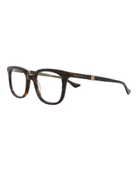 Gucci Mens Square/Rectangle Havana Havana Transparent Fashion Designer Eyewear