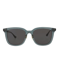 Gucci Mens Square/Rectangle Green Green Grey Fashion Designer Eyewear