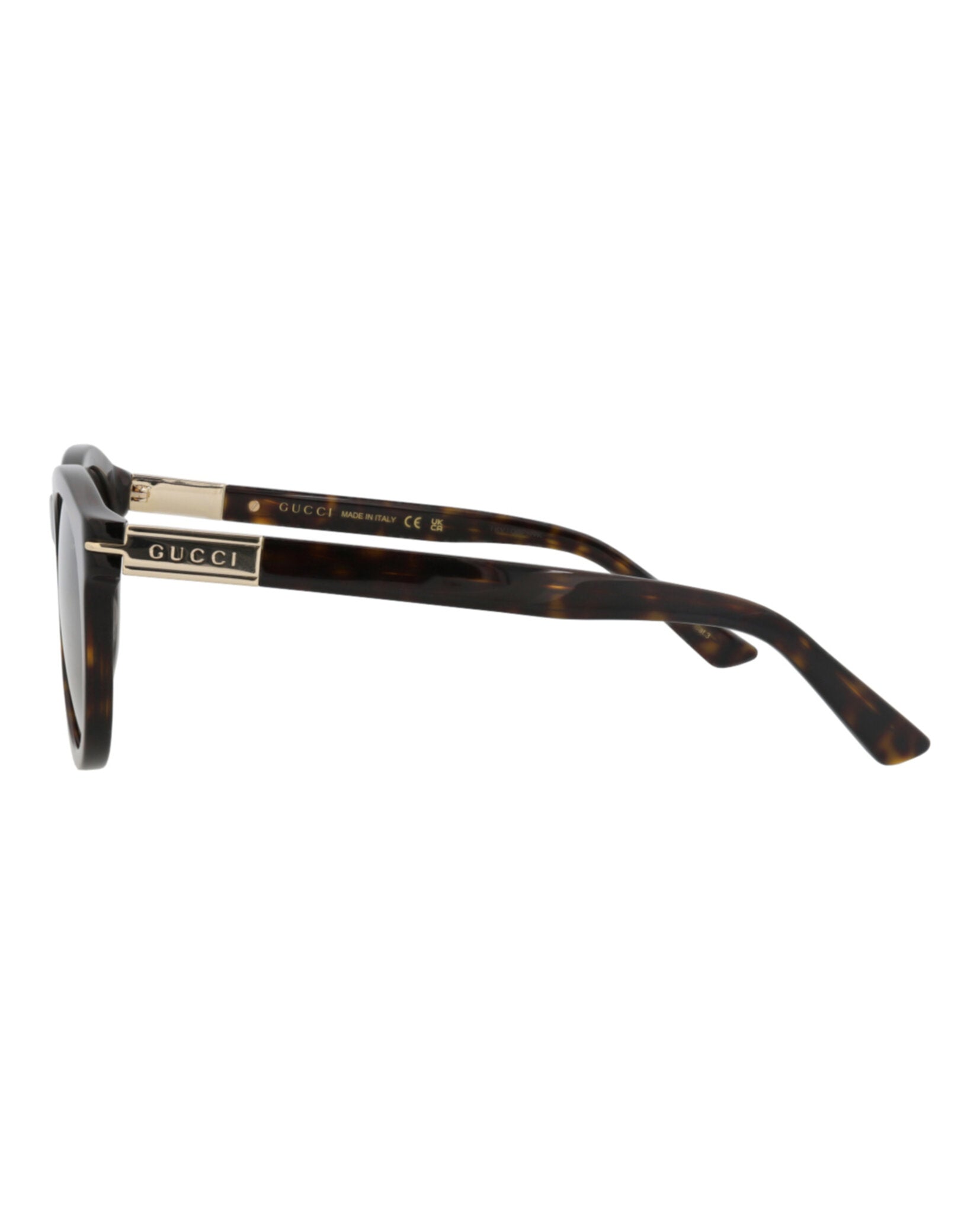 Gucci Gucci Mens Round/Oval Havana Havana Brown Fashion Designer Eyewear